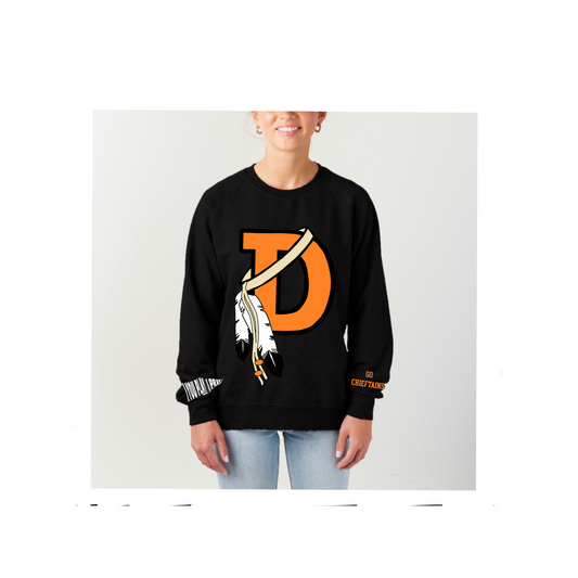 Dowagiac Custom Name & Number Adult Enza® 30779 Crewneck Sweatshirt