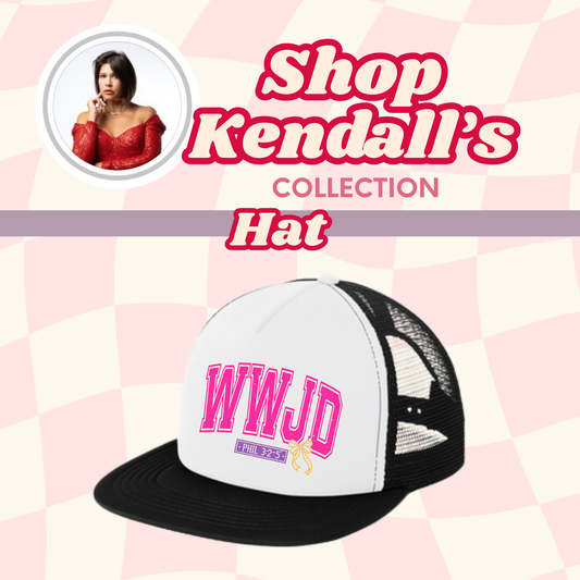 Kendall's Collection Hat WWJD DT624 District Snapback Trucker Cap Inspirational Faith | Gift for Believers | Stylish Religious (Copy) (Copy)