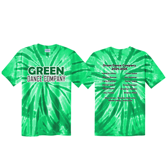 ADULT & YOUTH Green Dance PC147 Port & Company® Tie-Dye Tee