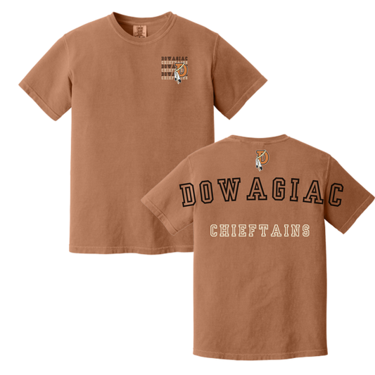 Dowagiac Chieftains | Comfort Colors T-shirt | Moody Shirt | Gift for Mamas | Stylish Trendy Apparel