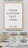Personalized Wood Signs / Custom Quote Sign For Home / Personalized Wood Sign / Custom Wall Decor / Custom Wall Art / Custom Wooden Sign / - Salted Words, LLC