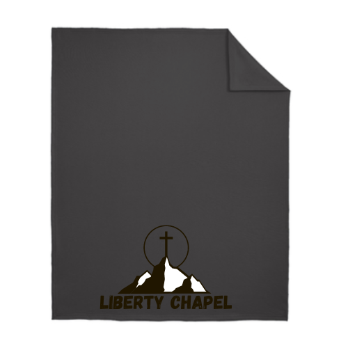 Liberty Chapel Port & Company Core Fleece Sweatshirt Blanket  BP78 - Salted Words, LLC