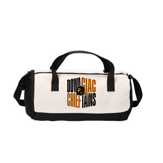 Dowagiac Chieftains Duffle bag BG814 Port Authority ® Cotton Barrel Duffel