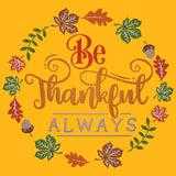 Be Thankful Always