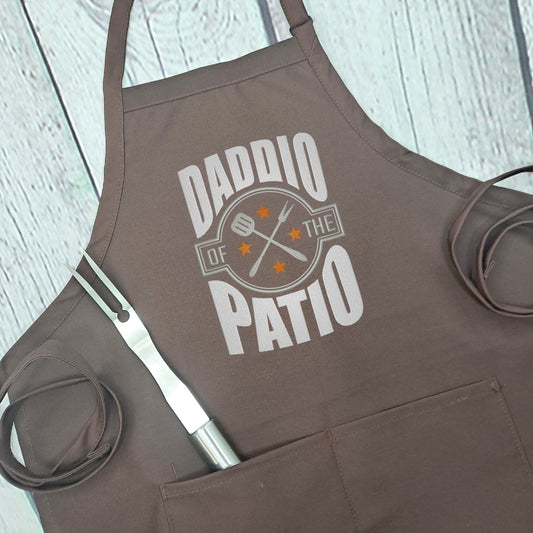 Dad apron Daddio of the Patio embroidered kitchen apron great gift for him