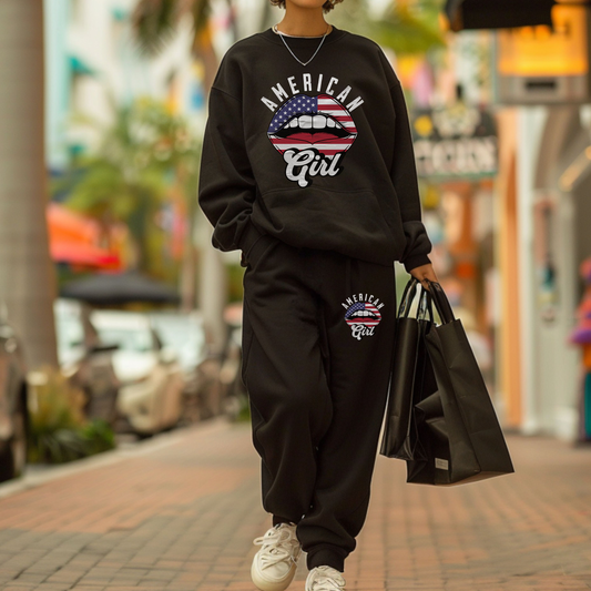 American Girl sweatsuit I Patriotic Apparel
