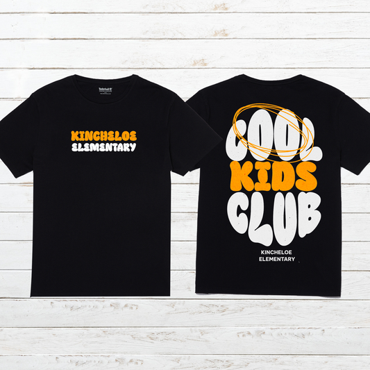 YOUTH Kincheloe Cool Kids Club Spirit Wear Tshirt - Long Sleeve - Crewneck - Hoodie