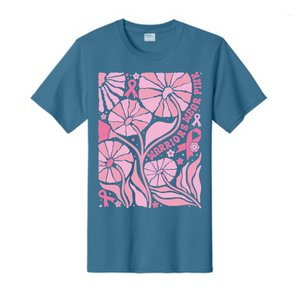 Warriors Wear Pink Breast Cancer Awareness Fundraiser Tshirt PC61 Port & Co™ Essential Tee