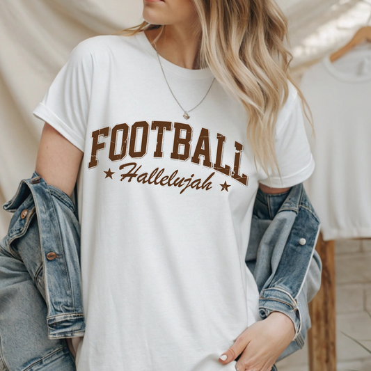 ADULT Football Hallelujah Apparel Tshirt - Drifit - Crewneck - Hoodiie - Salted Words, LLC