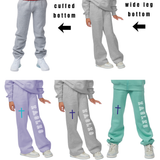 YOUTH Sweatpants Christian Covenant Cuffed or Wide Leg