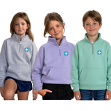YOUTH Covenant Christian Apparel Enza 91179 Half Zip Fleece