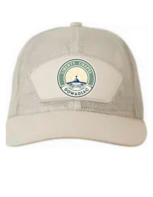Liberty Chapel Unisex All-Mesh Patch Trucker Hat BA682 - Salted Words, LLC
