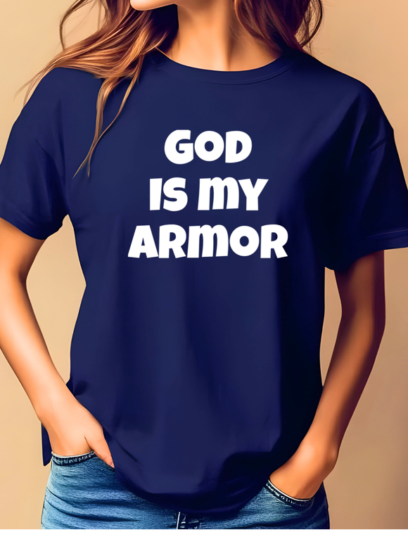 God is my Armor Tshirt | Comfort Colors T-shirt | Christian Shirt | Stylish Trendy Apparel