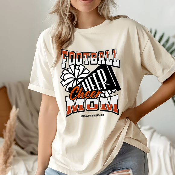 Football Cheer Mom Tshirt - Crewneck - Hoodie