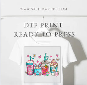 Easter bunny coffee mugs DTF print