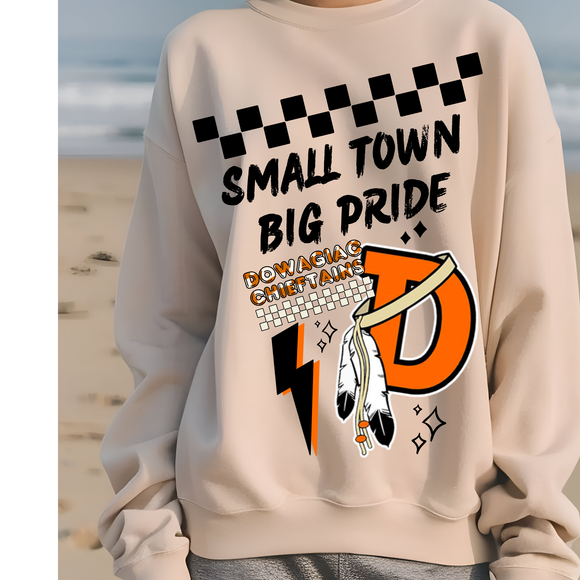 Small Town Big Pride Tshirt - Crewneck - Hoodie