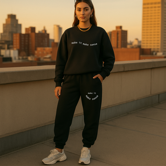 Make it make sense FULL sweatsuit I Christian Apparel