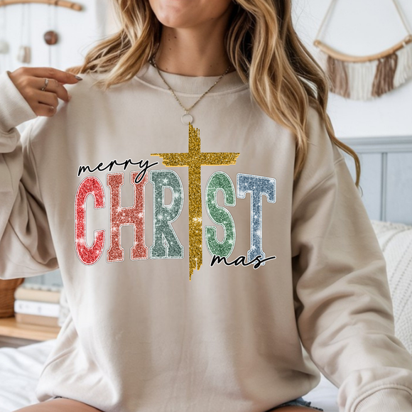 ADULT Merry Christmas Tshirt - Long Sleeve - Crewneck - Hoodie