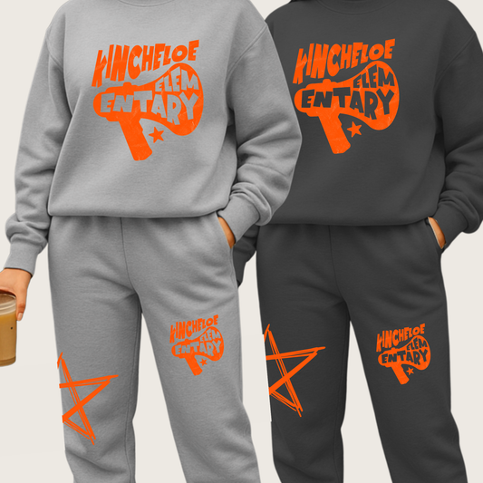 ADULT FULL SWEATSUIT Kincheloe Elementary Spirit Wear Sweat Suit
