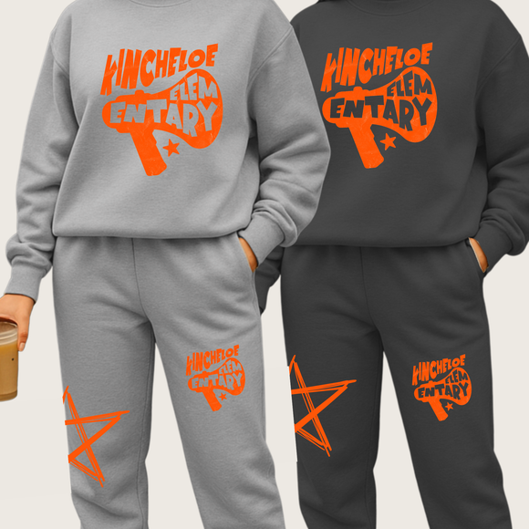 YOUTH FULL SWEATSUIT UNISEX Kincheloe Elementary Spirit Wear Sweat Suit