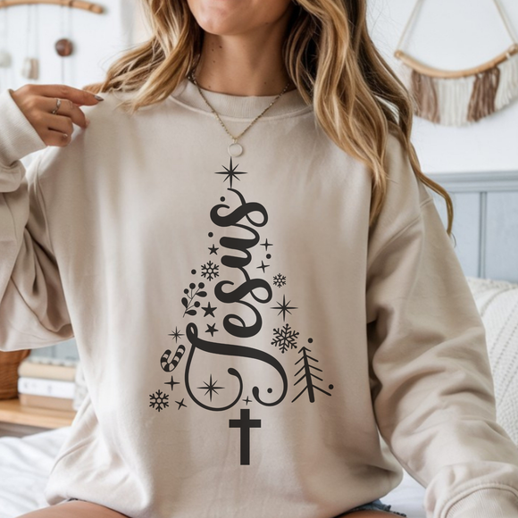 ADULT Jesus Tshirt - Long Sleeve - Crewneck - Hoodie