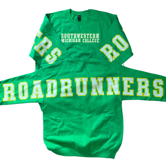 Adult & Youth South Western Michigan College Roadrunners  Crewneck 18000 Gildan - Heavy Blend™ Crewneck Sweatshirt