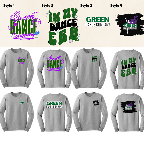 ADULT Green Dance 18000b Gildan Heavy weight Crewneck sweatshirt