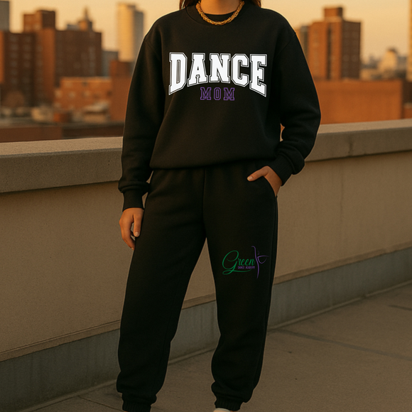 ADULT FULL SWEATSUIT Dance mom Crewneck & Sweatpants Sweat Suit