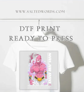 Dragon ball z Maijin boo anime print DTF print