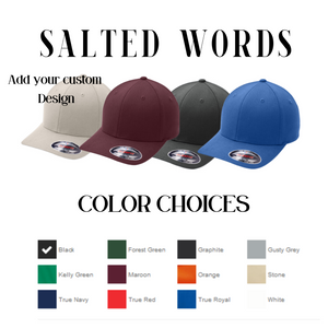 C813 Port Authority® Flexfit® Cotton Twill Cap - Salted Words, LLC