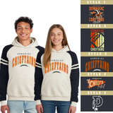 JERZEES® 97CR Unisex Varsity Color-Block Hooded Sweatshirt