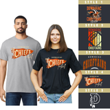 ADULT Football Dowagiac Chieftains Apparel Tshirt - Drifit - Comfort Colors - Salted Words, LLC