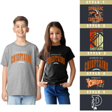 YOUTH Football Dowagiac Chieftains Apparel Tshirt - Drifit - Comfort Colors