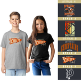 YOUTH Football Dowagiac Chieftains Apparel Tshirt - Drifit - Comfort Colors