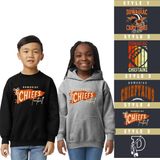 YOUTH Dowagiac Chiefs Football Apparel Crewneck - Hoodie
