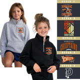 YOUTH Dowagiac Chiefs Football Apparel Enza 91179 Half Zip Fleece