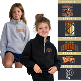 YOUTH Dowagiac Chiefs Football Apparel Enza 91179 Half Zip Fleece