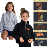 YOUTH Dowagiac Chiefs Football Apparel Enza 91179 Half Zip Fleece
