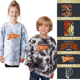YOUTH Dowagiac Chiefs Football Tie Dye Fleece Crew