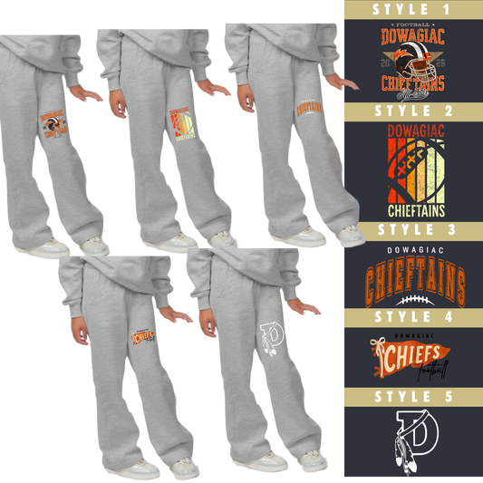 YOUTH Sweatpants Dowagiac Chieftains Sweatpant - Salted Words, LLC
