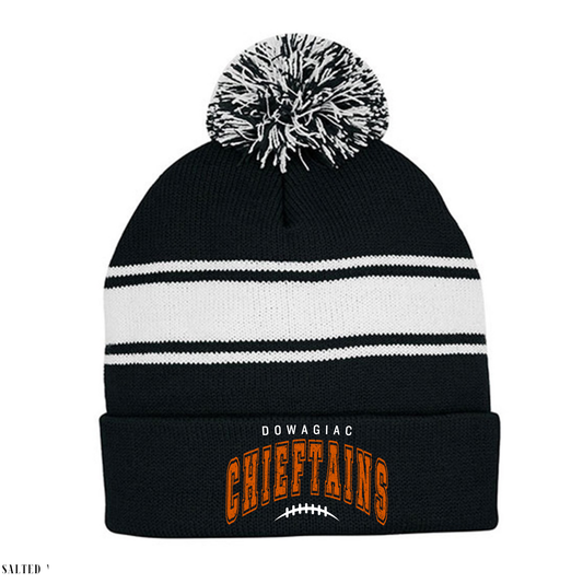 Dowagiac Chieftains Patch Beanie - Salted Words, LLC