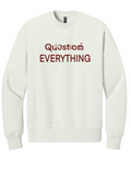 Question Everything Next Level Apparel® 9007 Unisex Heavyweight Sweatshirt Crewneck Sweatshirt