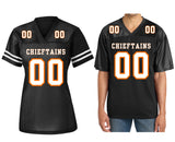 Adult Dowagiac Custom Football Jersey - Heavy Blend™ Crewneck Sweatshirt ADD CUSTOM INFO AT CHECKOUT