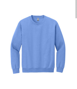 Large blue collar Crewneck for  Alyssa Sutherland