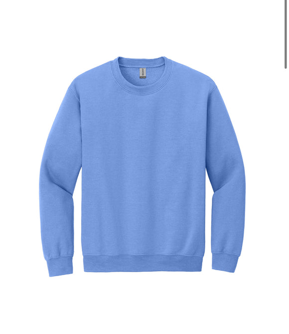Large blue collar Crewneck for  Alyssa Sutherland