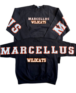 Adult & Youth Marcellus Wildcats Crewneck 18000 Gildan - Heavy Blend™ Crewneck Sweatshirt