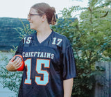 Adult Dowagiac Custom Football Jersey - Heavy Blend™ Crewneck Sweatshirt ADD CUSTOM INFO AT CHECKOUT