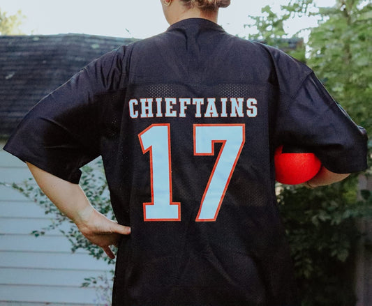 Adult Dowagiac Custom Football Jersey - Heavy Blend™ Crewneck Sweatshirt ADD CUSTOM INFO AT CHECKOUT