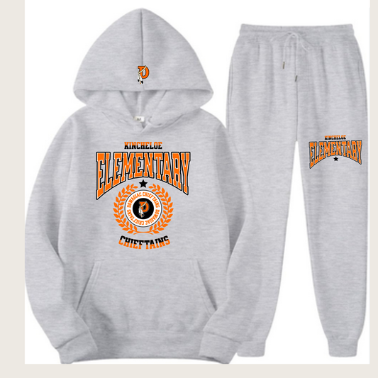 ADULT FULL SWEATSUIT Kincheloe Elementary Spirit Wear Sweat Suit