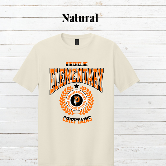 ADULT Kincheloe Chieftains Spirit Wear Tshirt - Long Sleeve - Crewneck - Hoodie